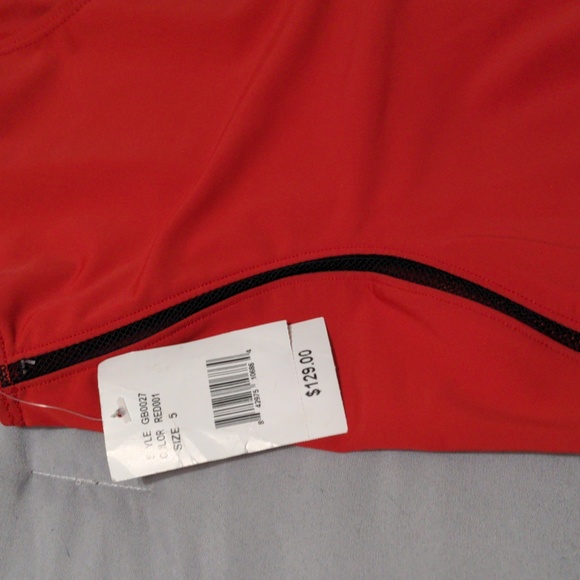 SOLD Good American Red Shaping Compression Scoop Tank Bodysuit sz 5 (16) - Picture 5 of 7